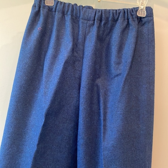 Royal blue hand sewn women’s pants medium elastic waist - Picture 2 of 2
